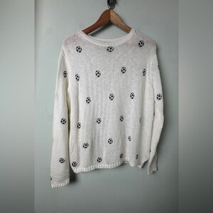 Wooden Ships Mini Soccer Ball Lightweight Mohair Wool Blend Size Small/Medium